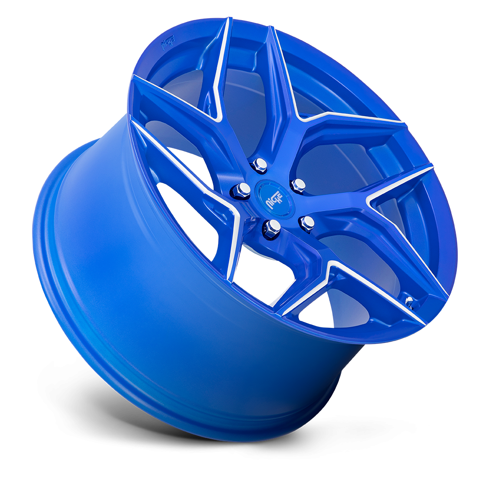 Felga aluminiowa M268 TORSION Anodized Blue Milled NICHE ROAD WHEELS - obrazek 3