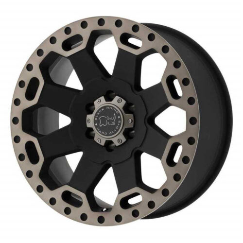 Felga aluminiowa Matte Black/Machined Dark Warlord Black Rhino