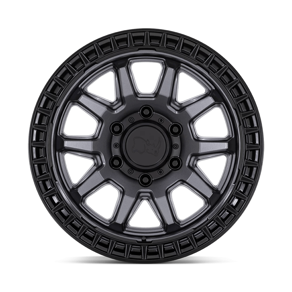 Felga aluminiowa Matte Gunmetal W/ Matte Black LIP Calico Black Rhino - Image 3