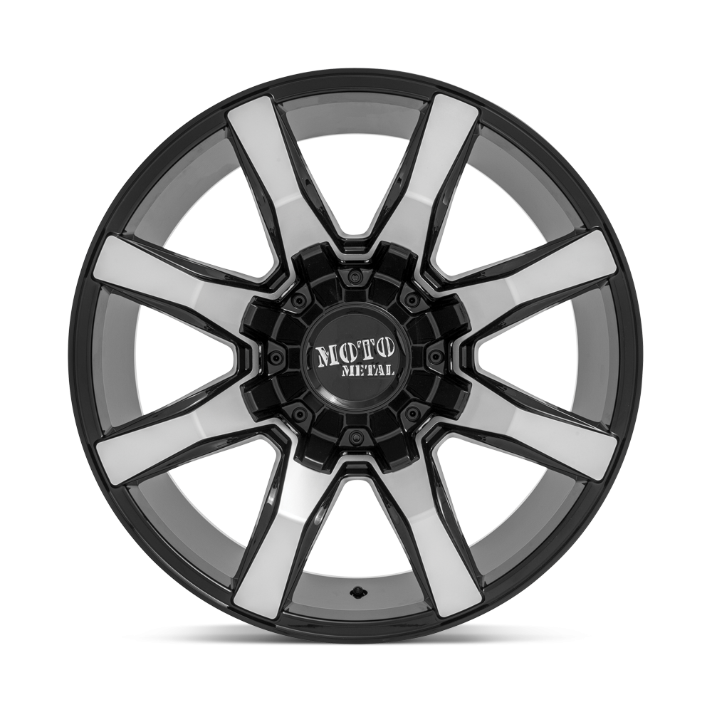 Felga aluminiowa MO804 SPIDER Gloss Black Machined MOTO METAL - Image 2