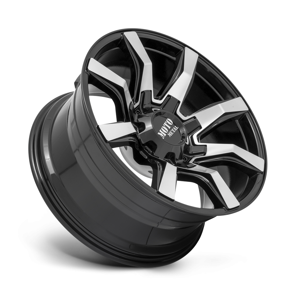 Felga aluminiowa MO804 SPIDER Gloss Black Machined MOTO METAL - Image 3