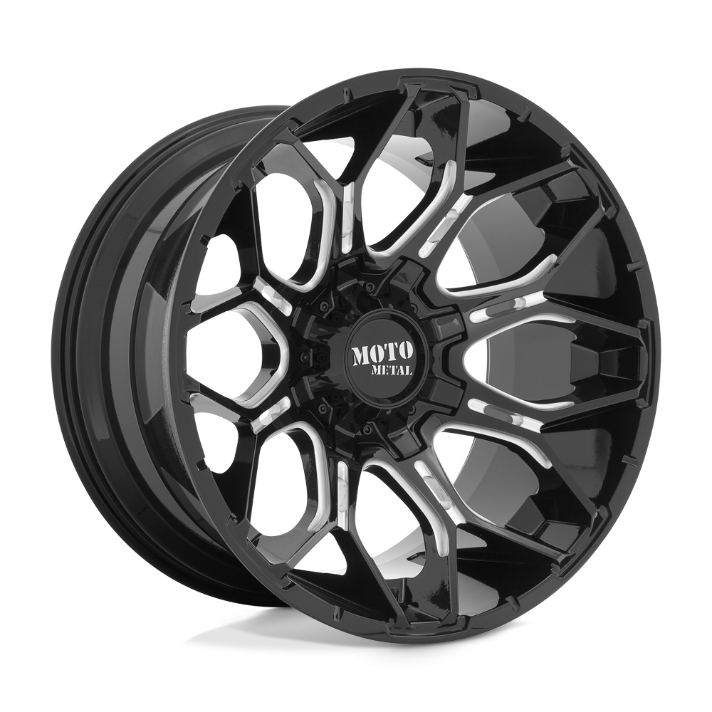 Felga aluminiowa MO808 SNIPER Gloss Black Milled MOTO METAL