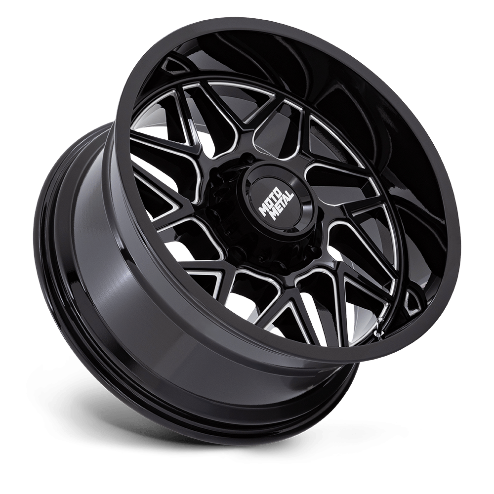 Felga aluminiowa MO812 TURBINE Gloss Black Milled MOTO METAL - Image 2