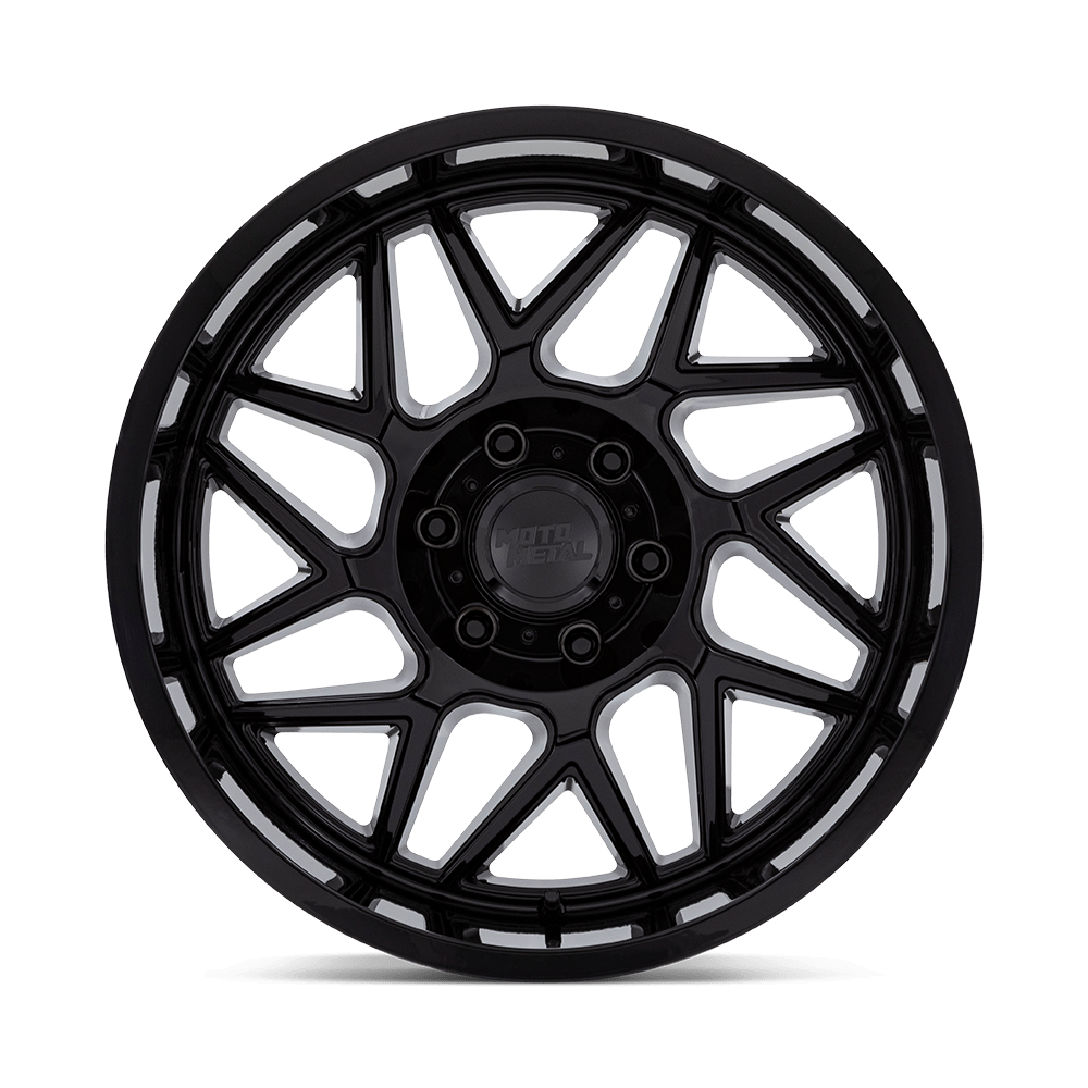 Felga aluminiowa MO812 TURBINE Gloss Black MOTO METAL - obrazek 3