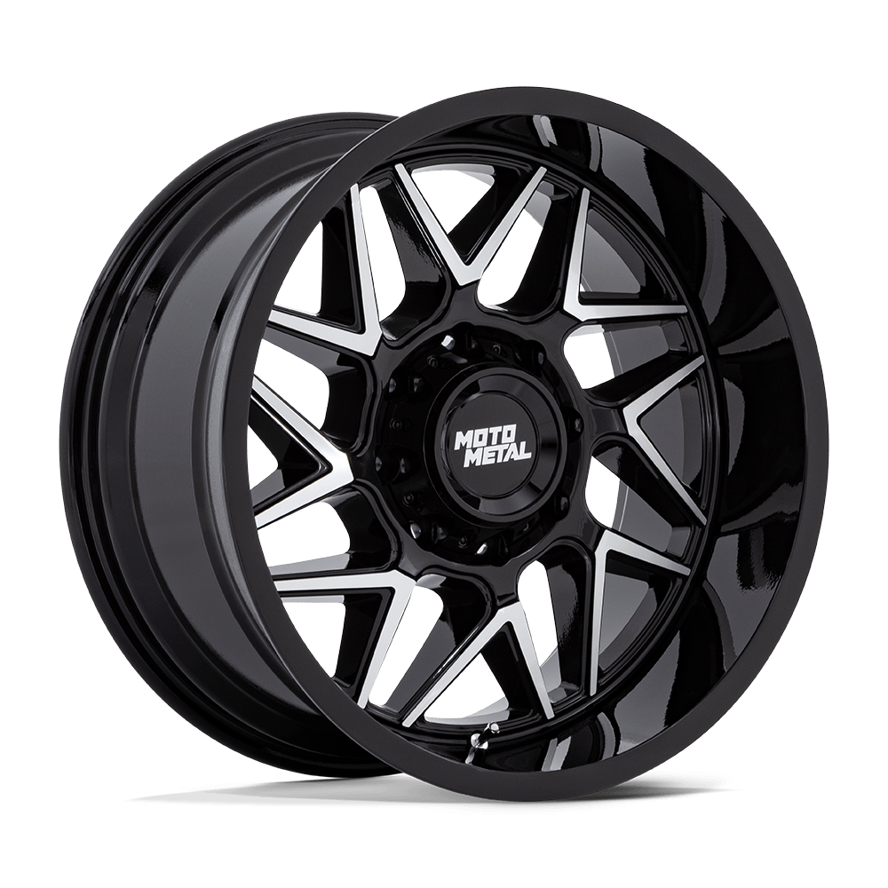 Felga aluminiowa MO812 TURBINE Gloss Black W/ Machined Face MOTO METAL