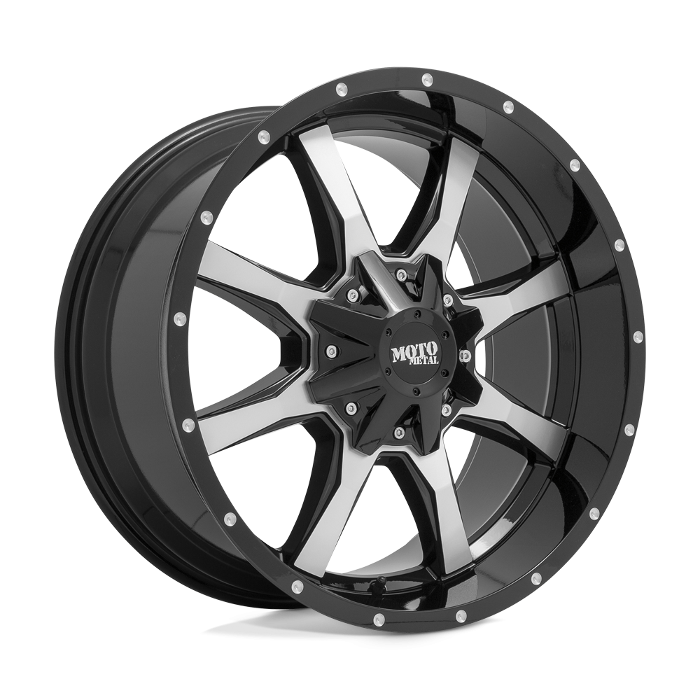 Felga aluminiowa MO970 Gloss Black W/ Machined Face MOTO METAL
