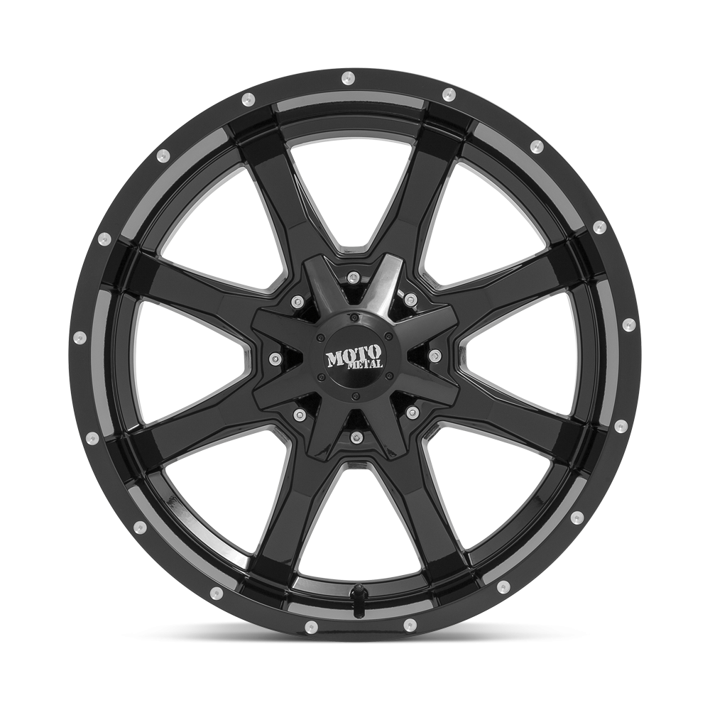 Felga aluminiowa MO970 Gloss Black W/ Milled Lip MOTO METAL - Image 3