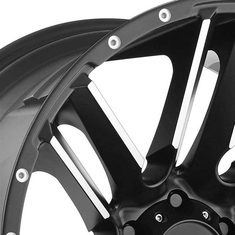 Felga aluminiowa MO978 Razor Satin Black Moto Metal - obrazek 2