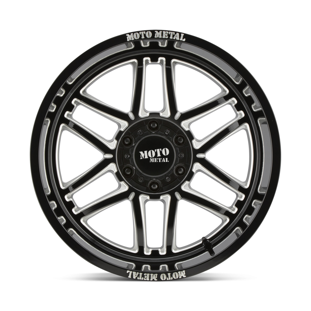 Felga aluminiowa MO992 FOLSOM Gloss Black Milled MOTO METAL - obrazek 2
