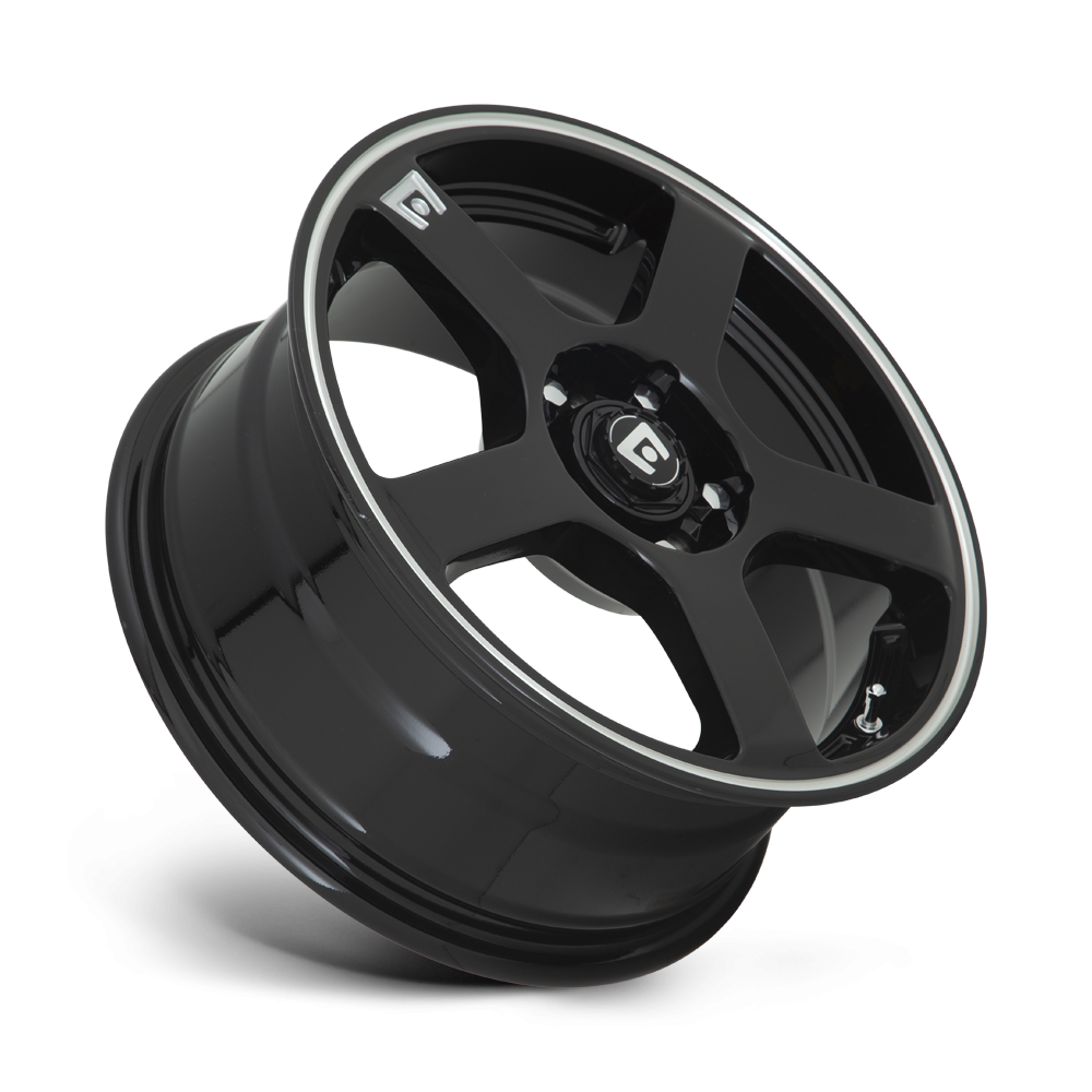 Felga aluminiowa MR116 FS5 Gloss Black W/ Machined Flange MOTEGI RACING - Image 3