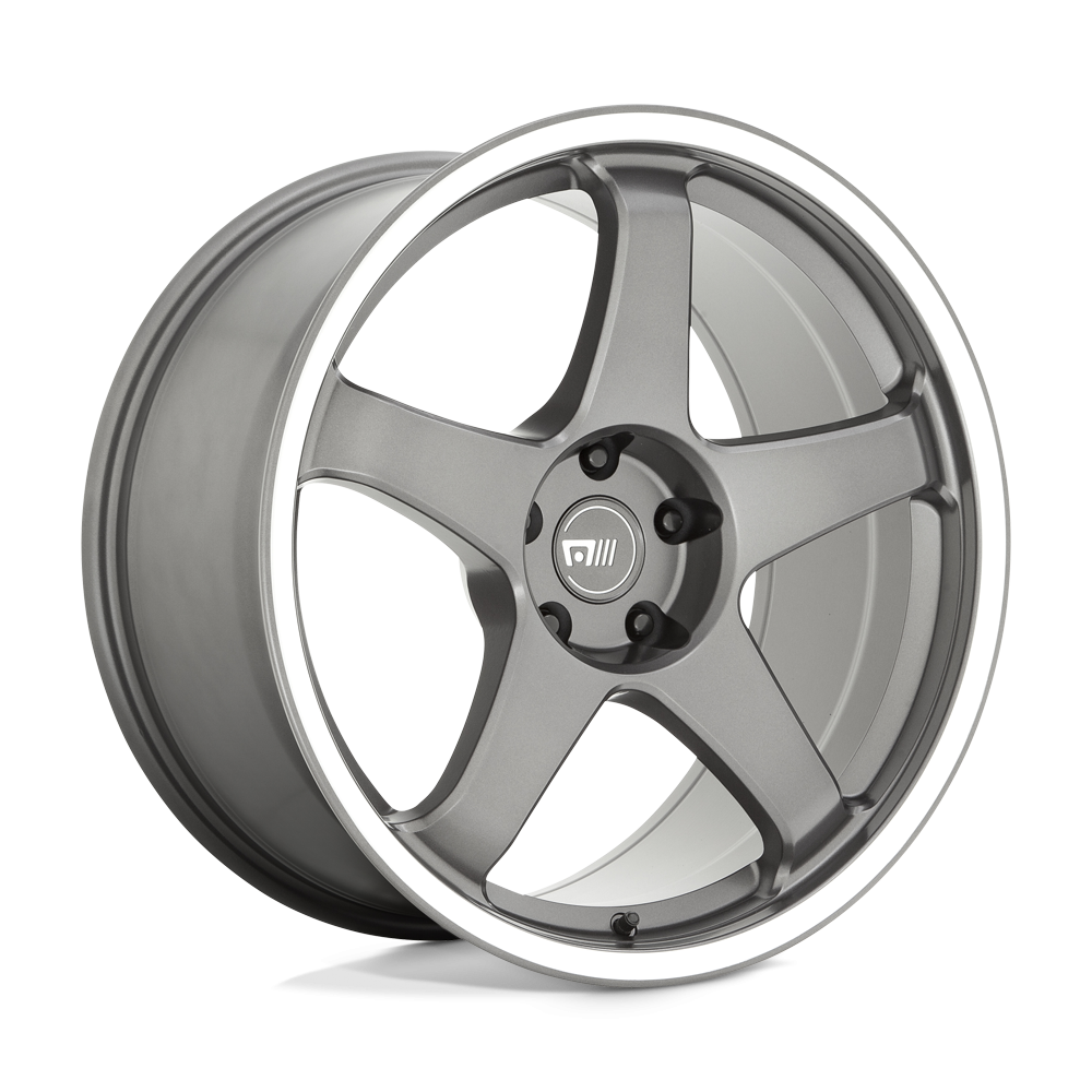 Felga aluminiowa MR151 CS5 Gunmetal W/ Machined Lip MOTEGI RACING