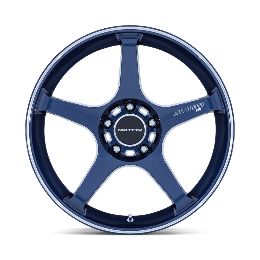 Felga aluminiowa MR159 BATTLE V Obsidian Blue W/ Machined Lip Stripe MOTEGI RACING - obrazek 3