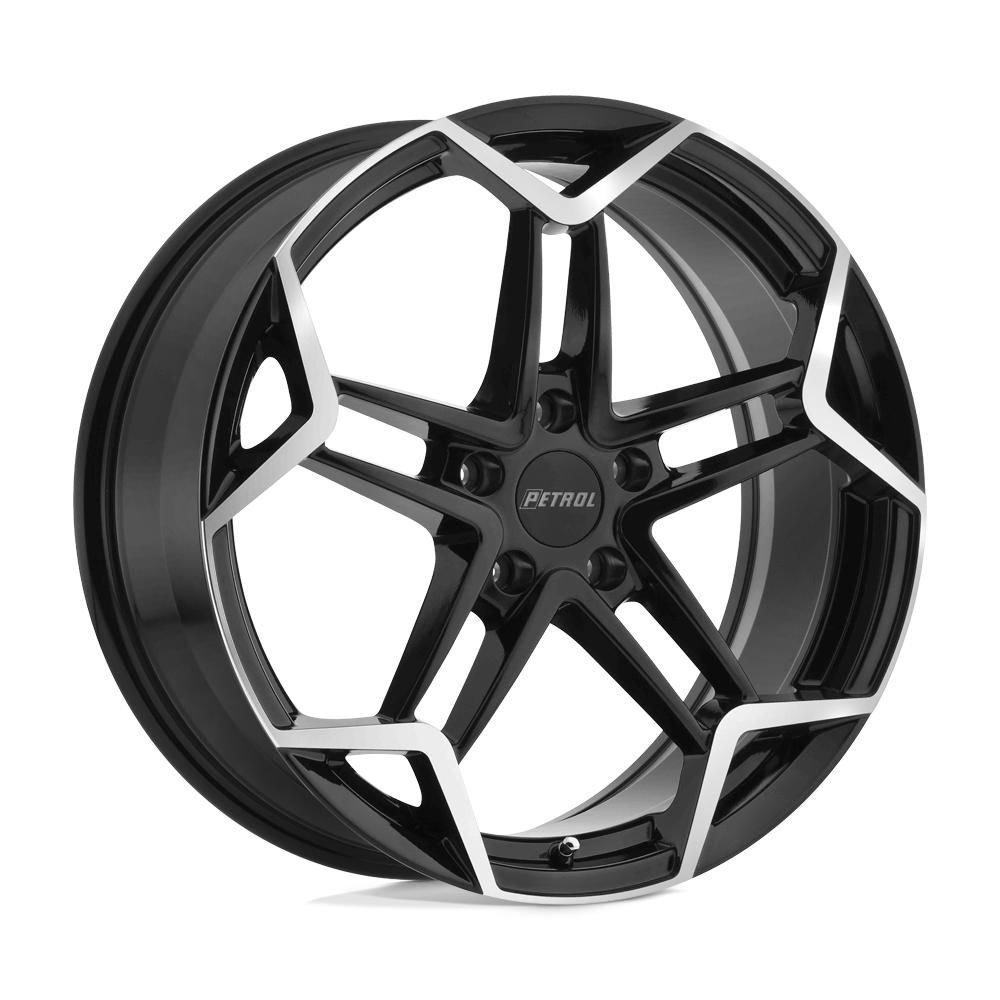 Felga aluminiowa P1A Gloss Black W/ Machined Cut Face PETROL