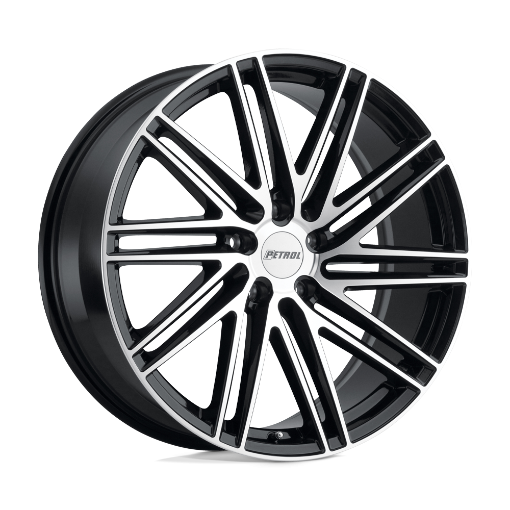 Felga aluminiowa P1C Gloss Black W/ Machined Face PETROL