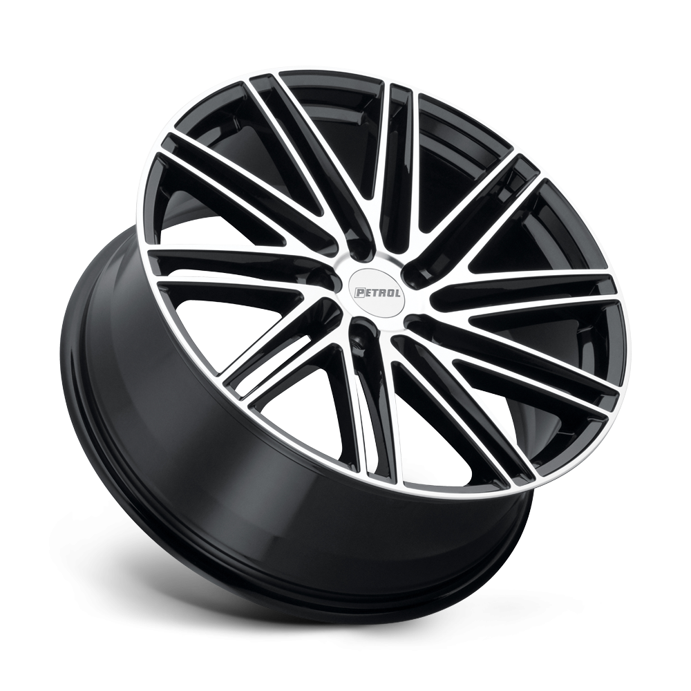 Felga aluminiowa P1C Gloss Black W/ Machined Face PETROL - obrazek 3