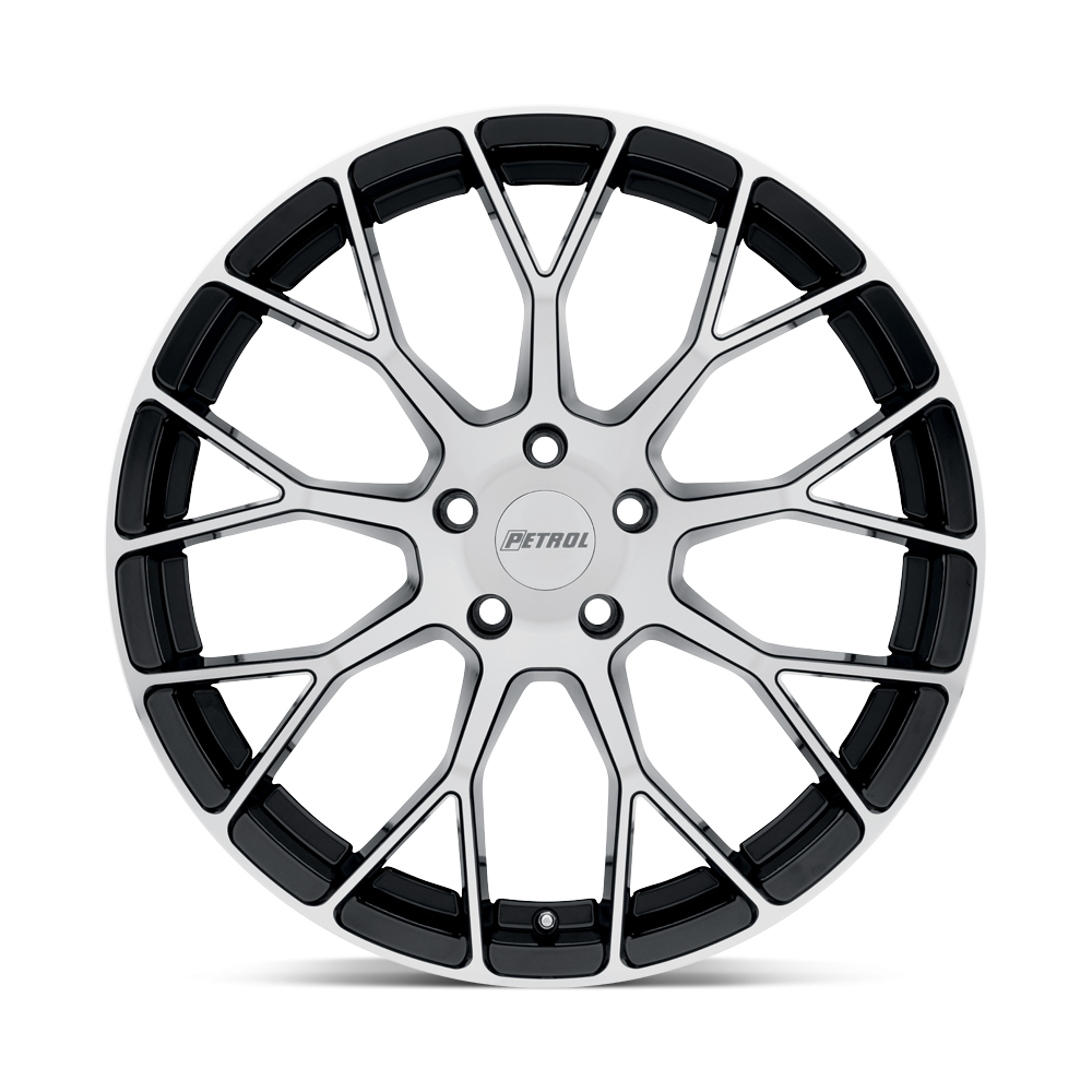 Felga aluminiowa P2B Gloss Black W/ Machined Face PETROL - Image 3