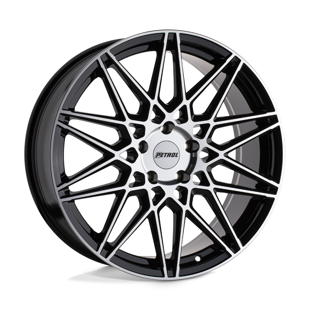 Felga aluminiowa P3C Gloss Black W/ Machined Face PETROL
