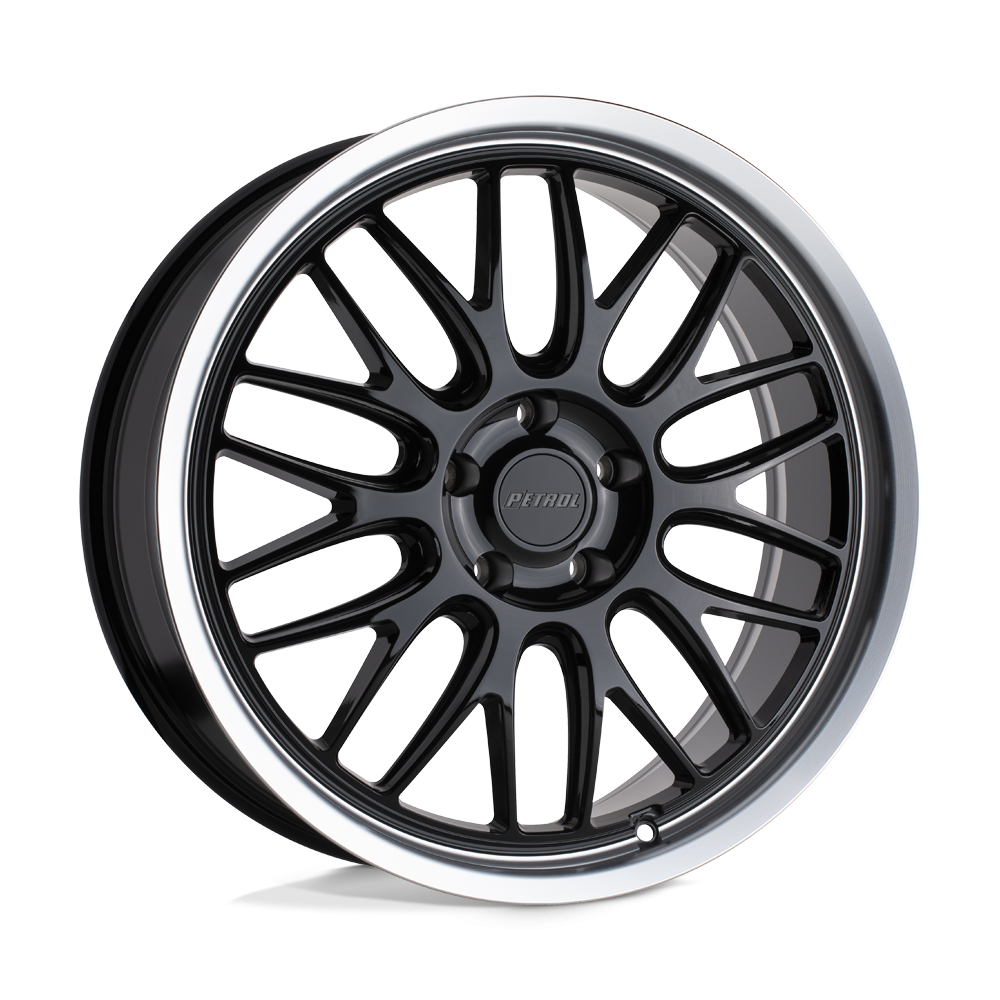 Felga aluminiowa P4C Gloss Black W/ Machined Cut Lip PETROL