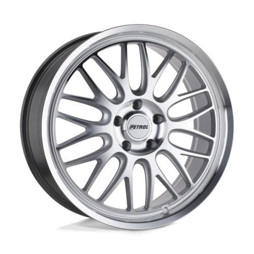 Felga aluminiowa P4C Silver W/ Machined Face & Lip PETROL