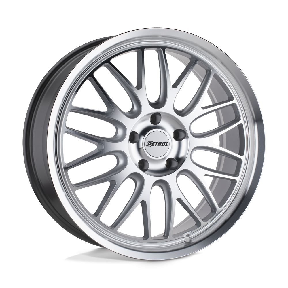 Felga aluminiowa P4C Silver W/ Machined Face & Lip PETROL
