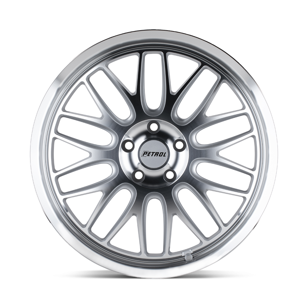 Felga aluminiowa P4C Silver W/ Machined Face & Lip PETROL - Image 2