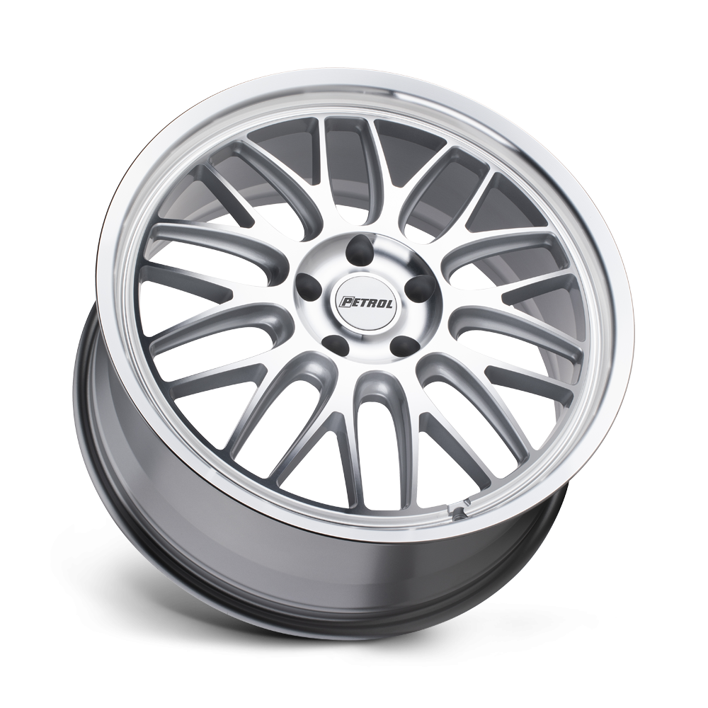 Felga aluminiowa P4C Silver W/ Machined Face & Lip PETROL - Image 3
