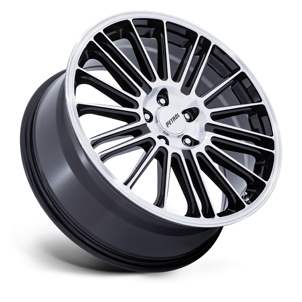 Felga aluminiowa PE001 P1D Gloss Black W/ Machined Face PETROL - obrazek 3