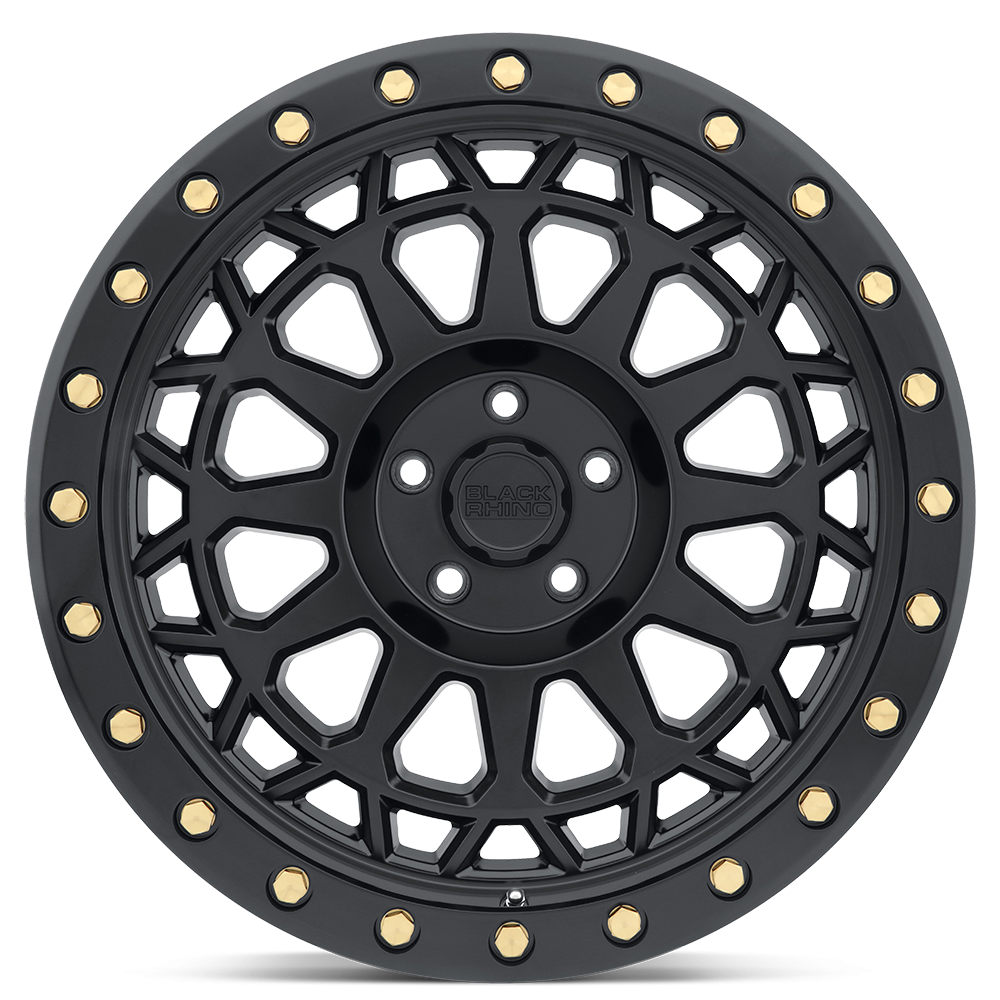 Felga aluminiowa PRIMM Matte Black With Brass Bolts BLACK RHINO - obrazek 3