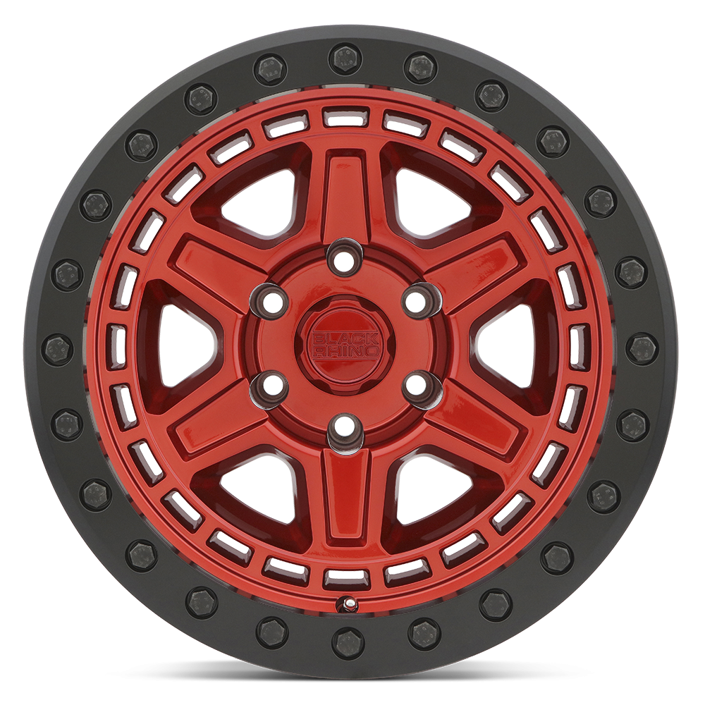 Felga aluminiowa RENO Candy Red W/ Black Ring & Bolts BLACK RHINO - obrazek 3