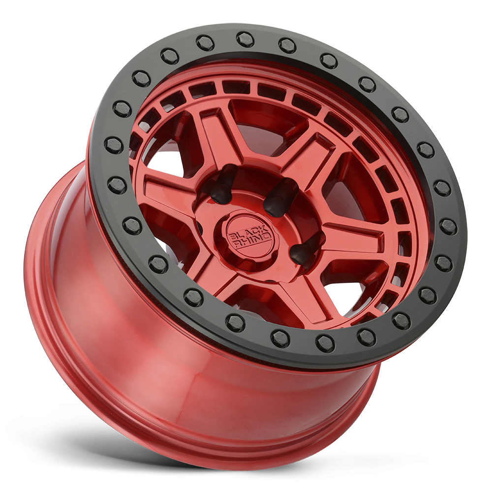 Felga aluminiowa RENO Candy Red W/ Black Ring & Bolts BLACK RHINO - obrazek 2