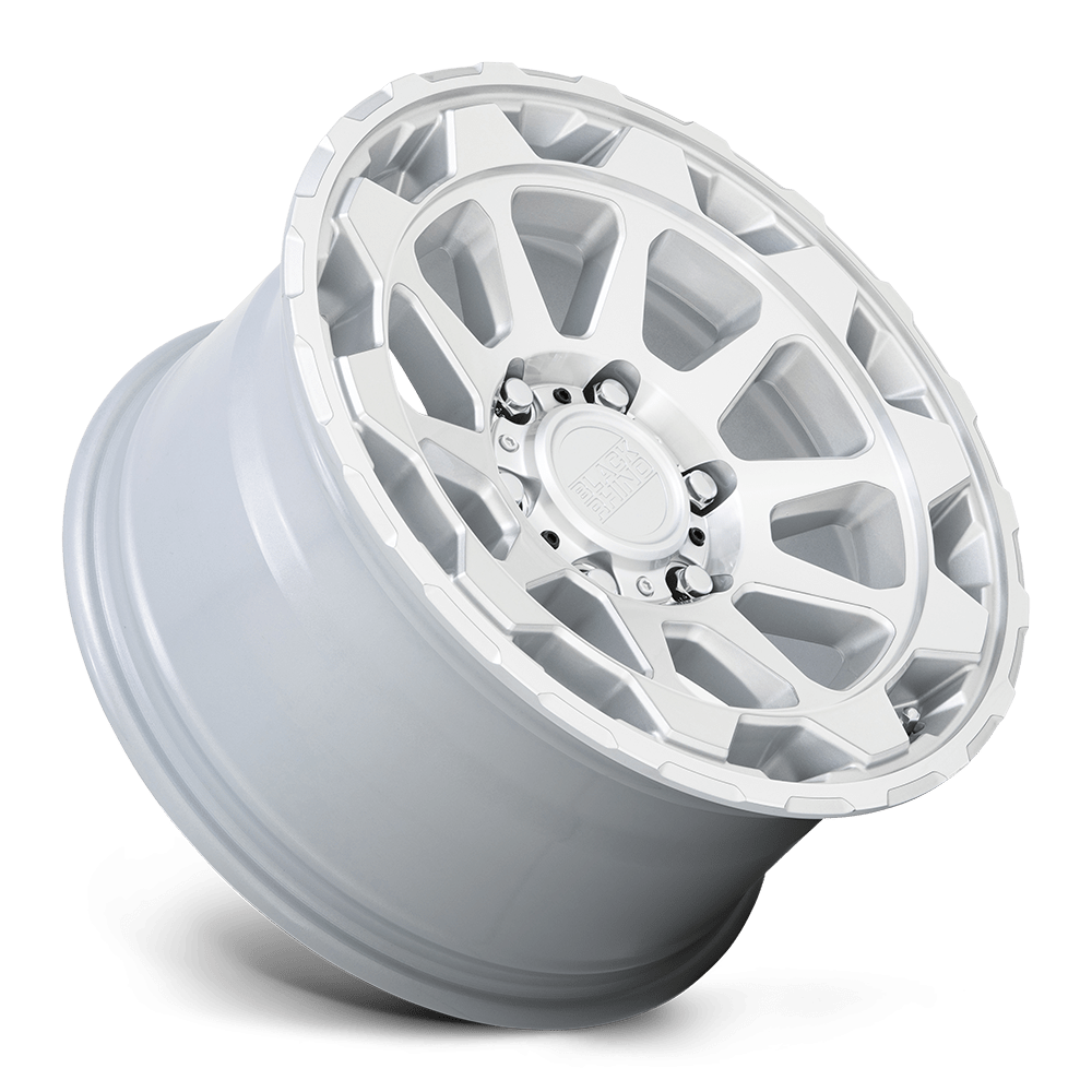 Felga aluminiowa ROTOR Gloss Silver W/ Mirror Cut Face BLACK RHINO - obrazek 2