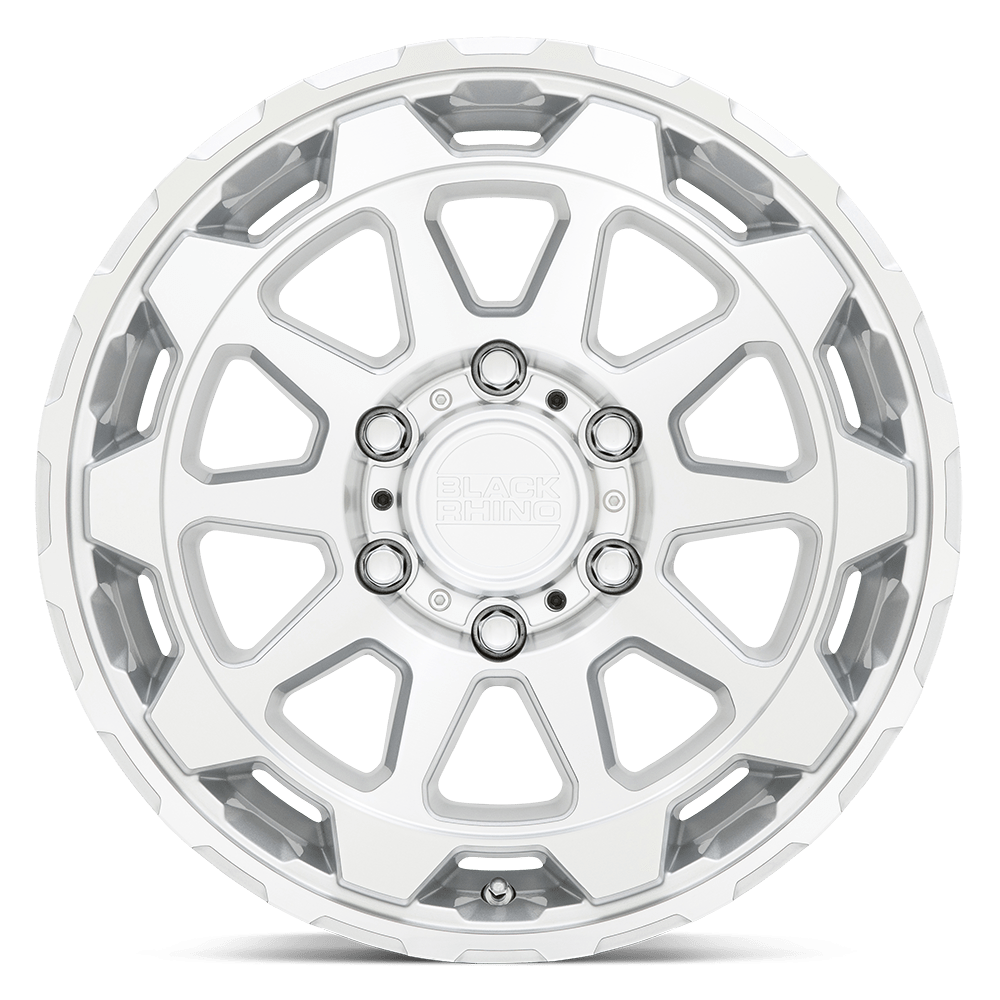Felga aluminiowa ROTOR Gloss Silver W/ Mirror Cut Face BLACK RHINO - obrazek 3