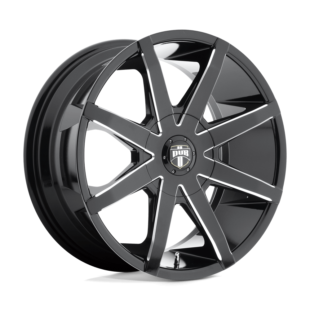 Felga aluminiowa S109 PUSH Gloss Black Milled DUB