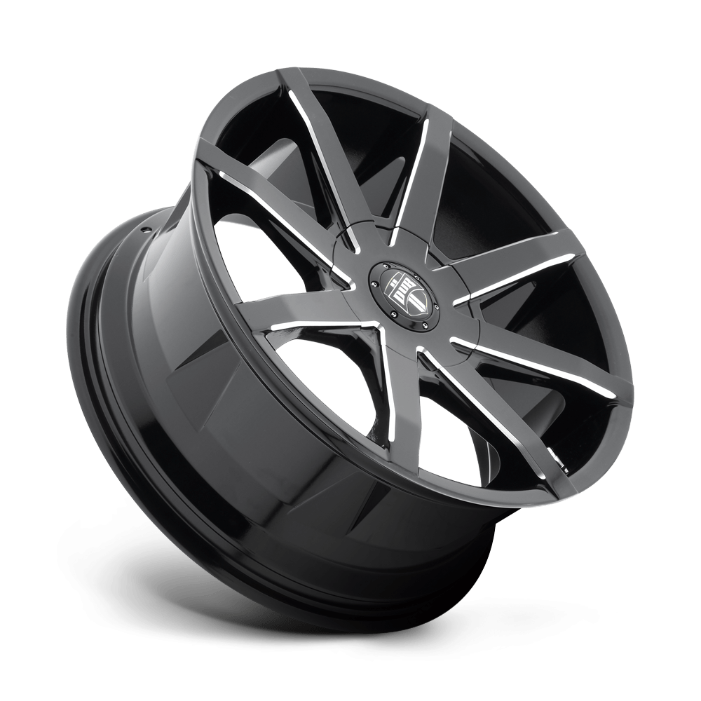 Felga aluminiowa S109 PUSH Gloss Black Milled DUB - obrazek 2