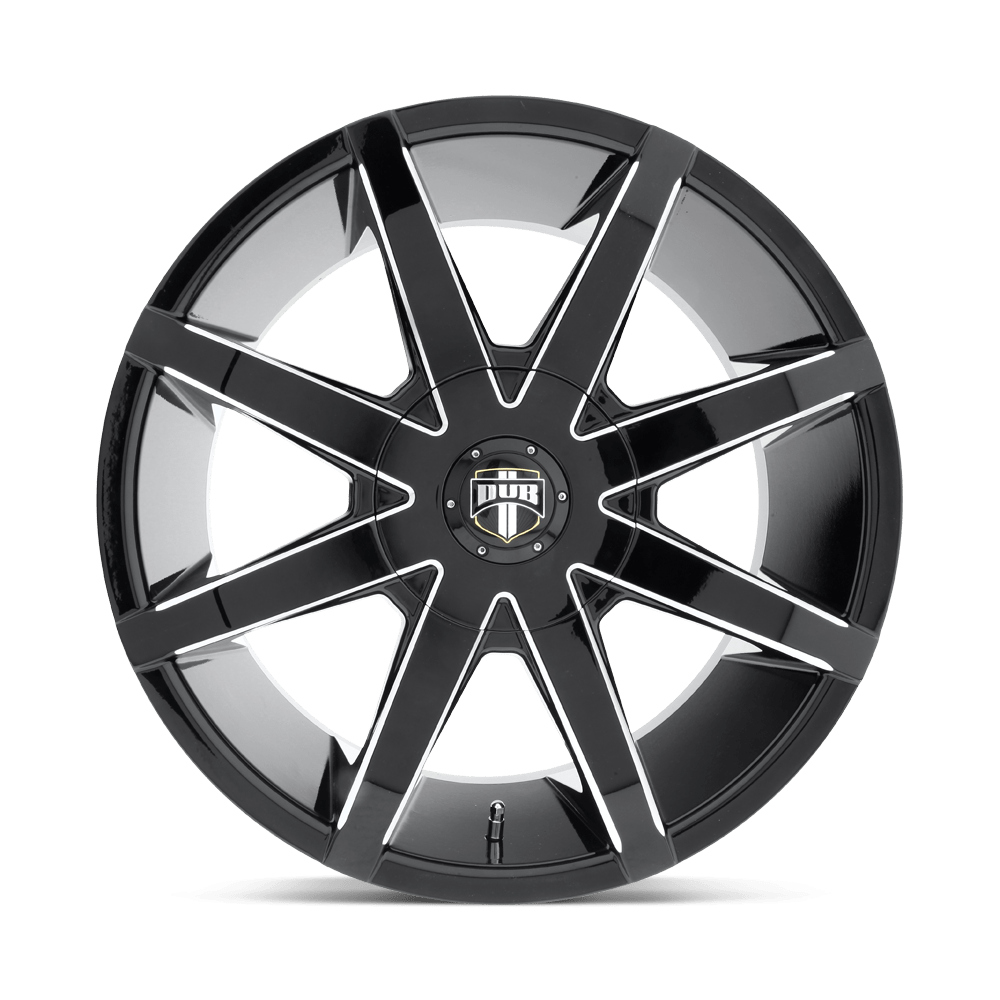 Felga aluminiowa S109 PUSH Gloss Black Milled DUB - obrazek 3