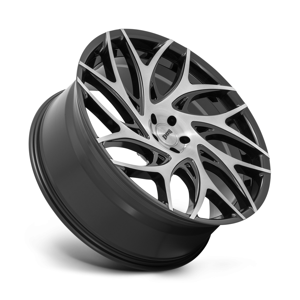 Felga aluminiowa S260 G.O.A.T. Brushed Face W/ Gloss Black Dark Tint Spokes DUB - obrazek 3