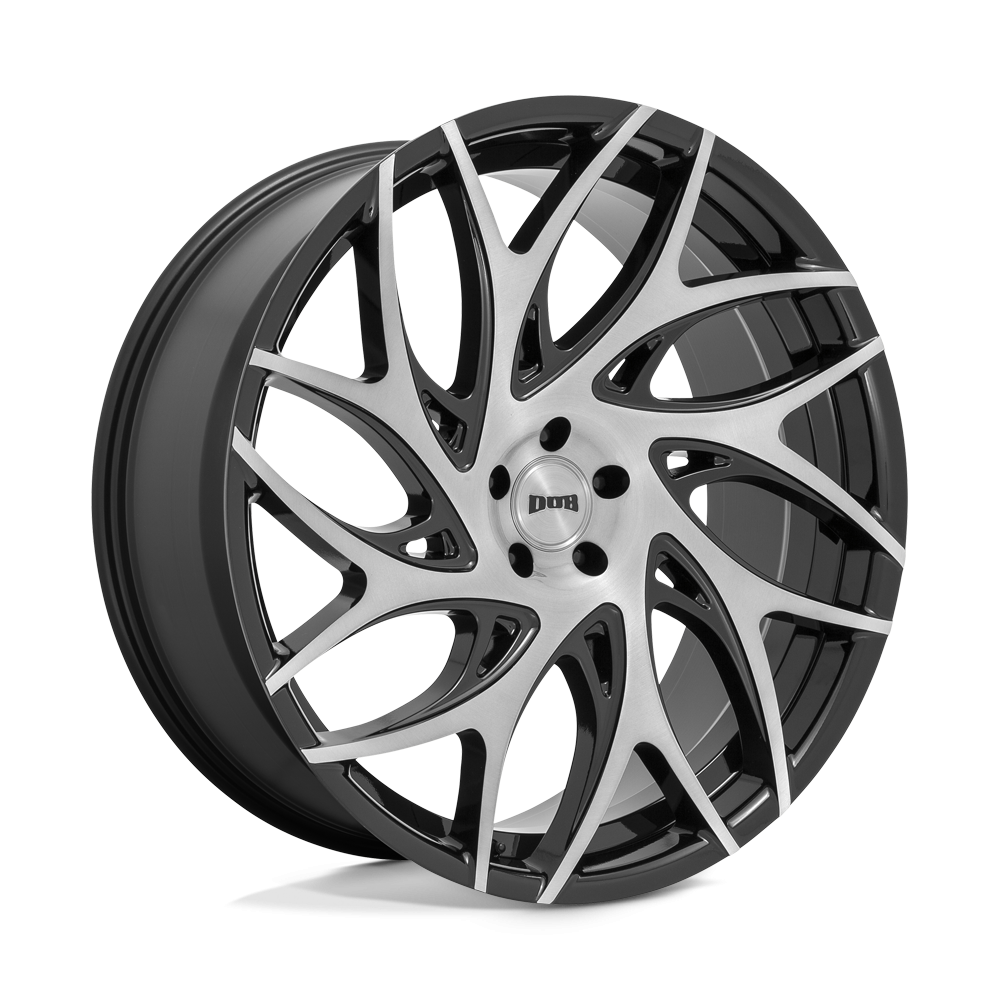 Felga aluminiowa S260 G.O.A.T. Brushed Face W/ Gloss Black Dark Tint Spokes DUB