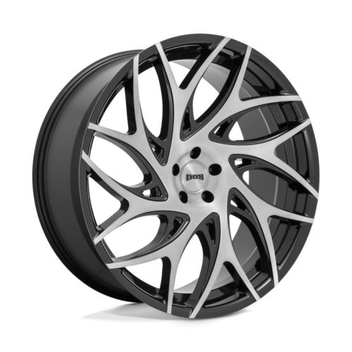 Felga aluminiowa S260 G.O.A.T. Brushed Face W/ Gloss Black Dark Tint Spokes DUB