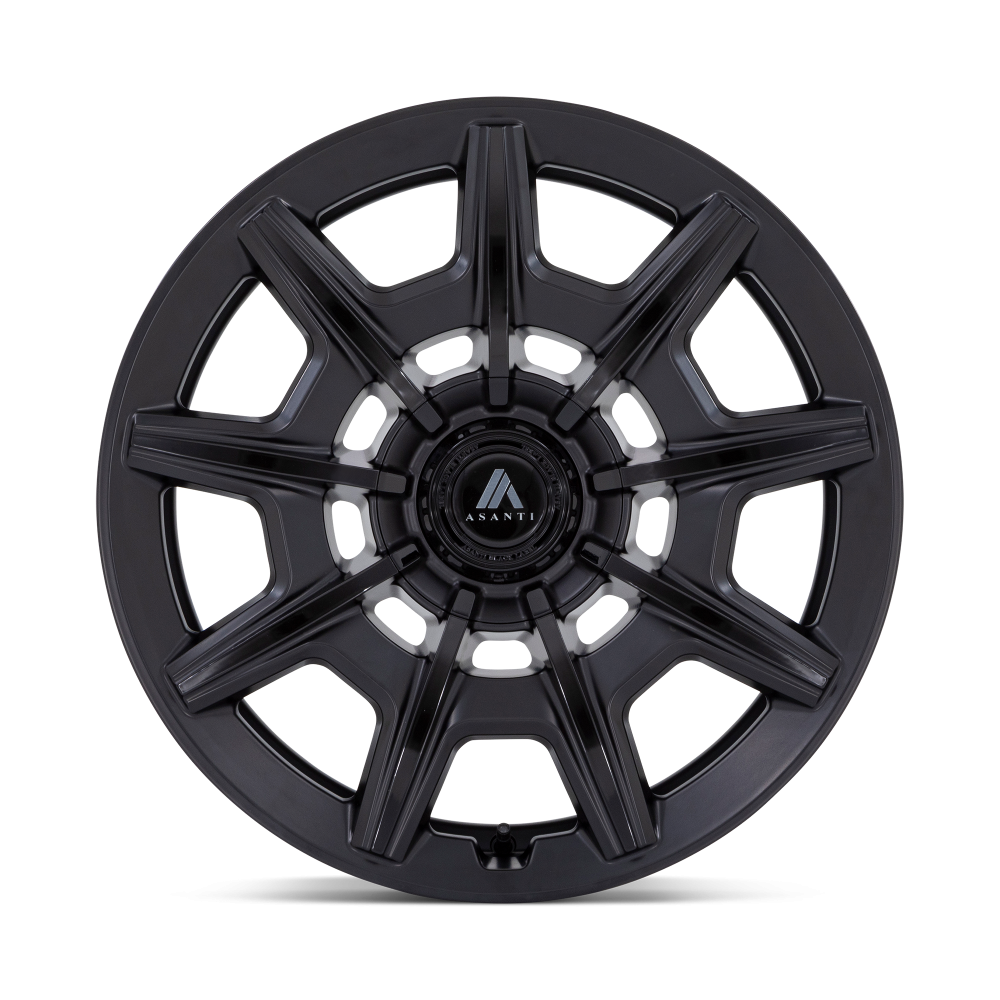 Felga aluminiowa Satin Black Gloss Black Face ASANTI - obrazek 2