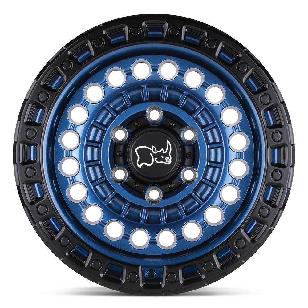 Felga aluminiowa SENTINEL Cobalt Blue W/ Black Ring BLACK RHINO - obrazek 3