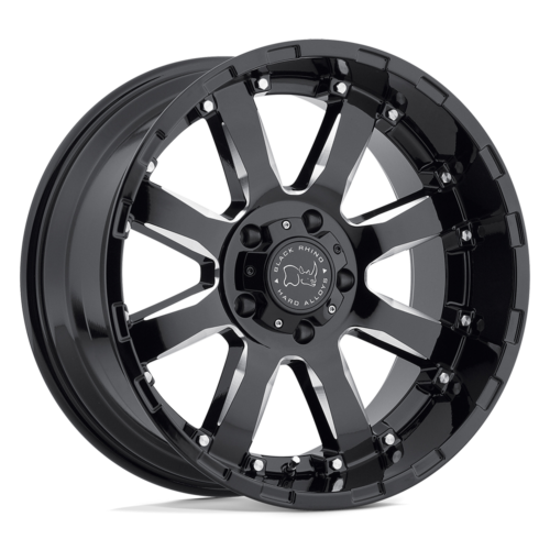 Felga aluminiowa SIERRA Gloss Black W/ Milled Spokes BLACK RHINO