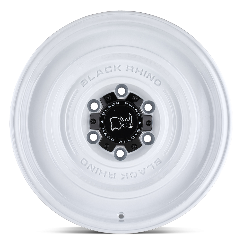 Felga aluminiowa SOLID Gloss White BLACK RHINO - obrazek 2