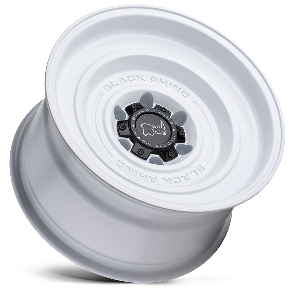 Felga aluminiowa SOLID Gloss White BLACK RHINO - obrazek 3