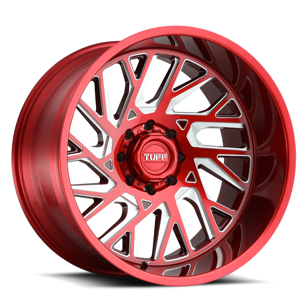 Felga aluminiowa T4B Candy Red W/ Milled Spoke TUFF