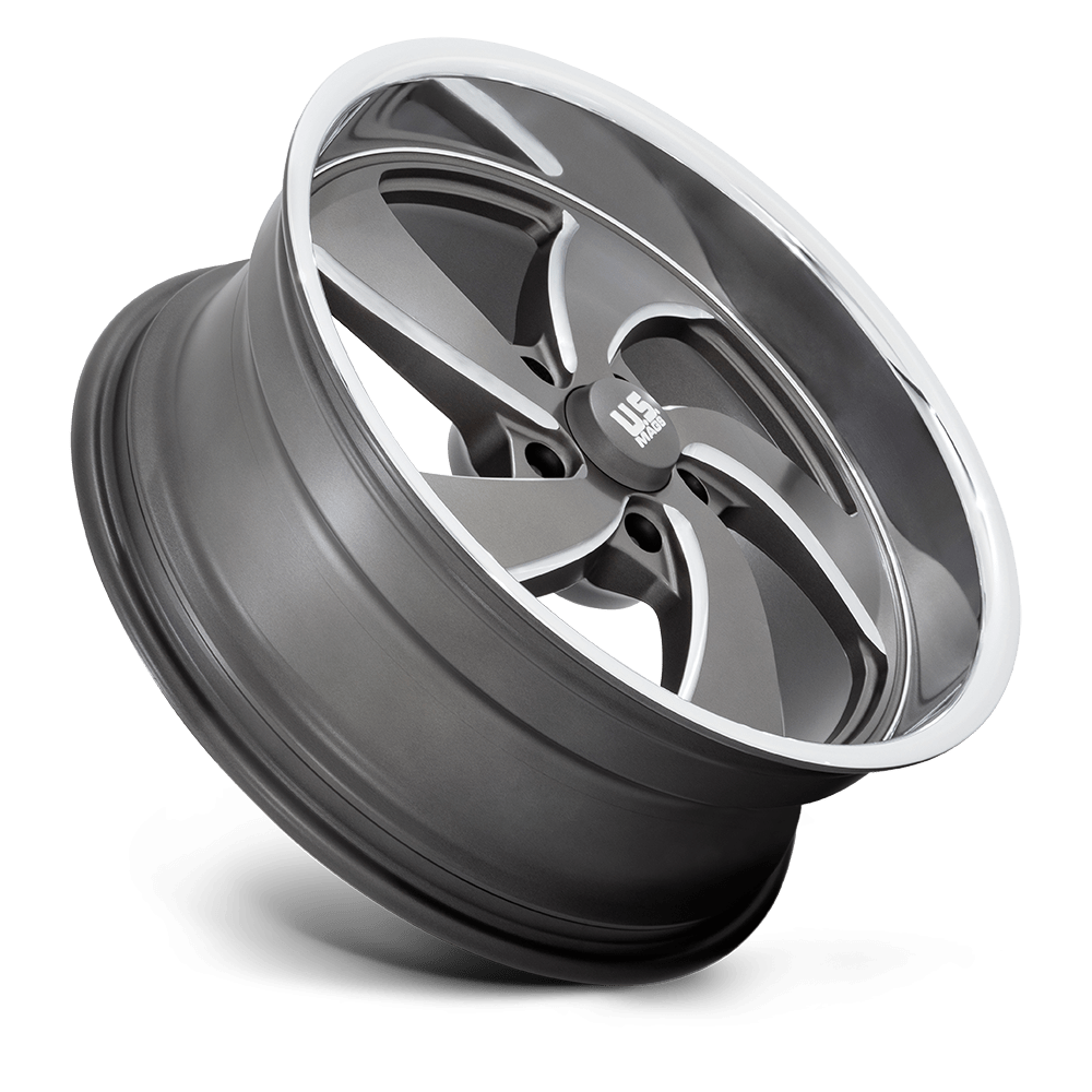 Felga aluminiowa U133 DESPERADO Anthracite Milled Diamond Cut Lip US MAGS - obrazek 2