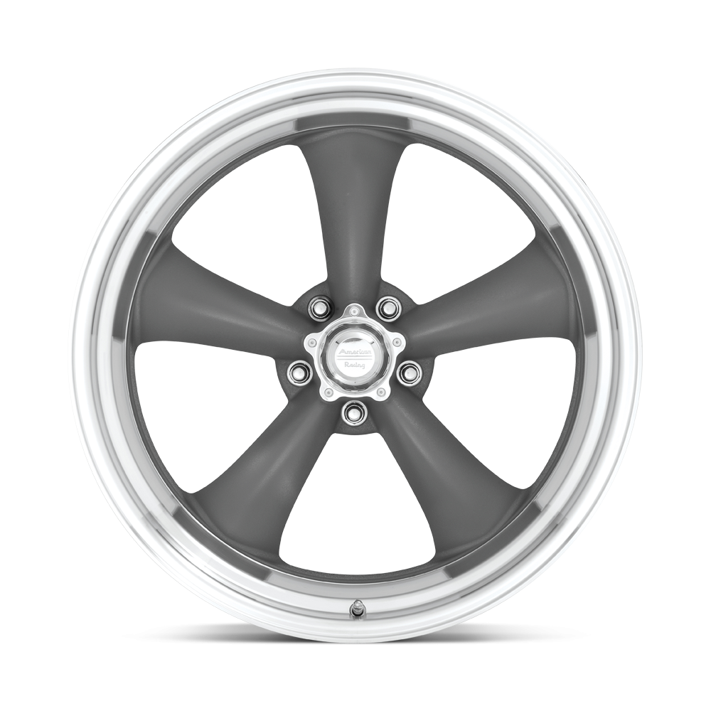 Felga aluminiowa VN215 CLASSIC TORQ THRUST II Mag Gray W/ Machined Lip AMERICAN RACING - Image 2