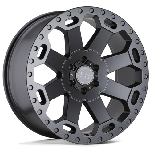 Felga aluminiowa WARLORD Matte Gunmetal BLACK RHINO