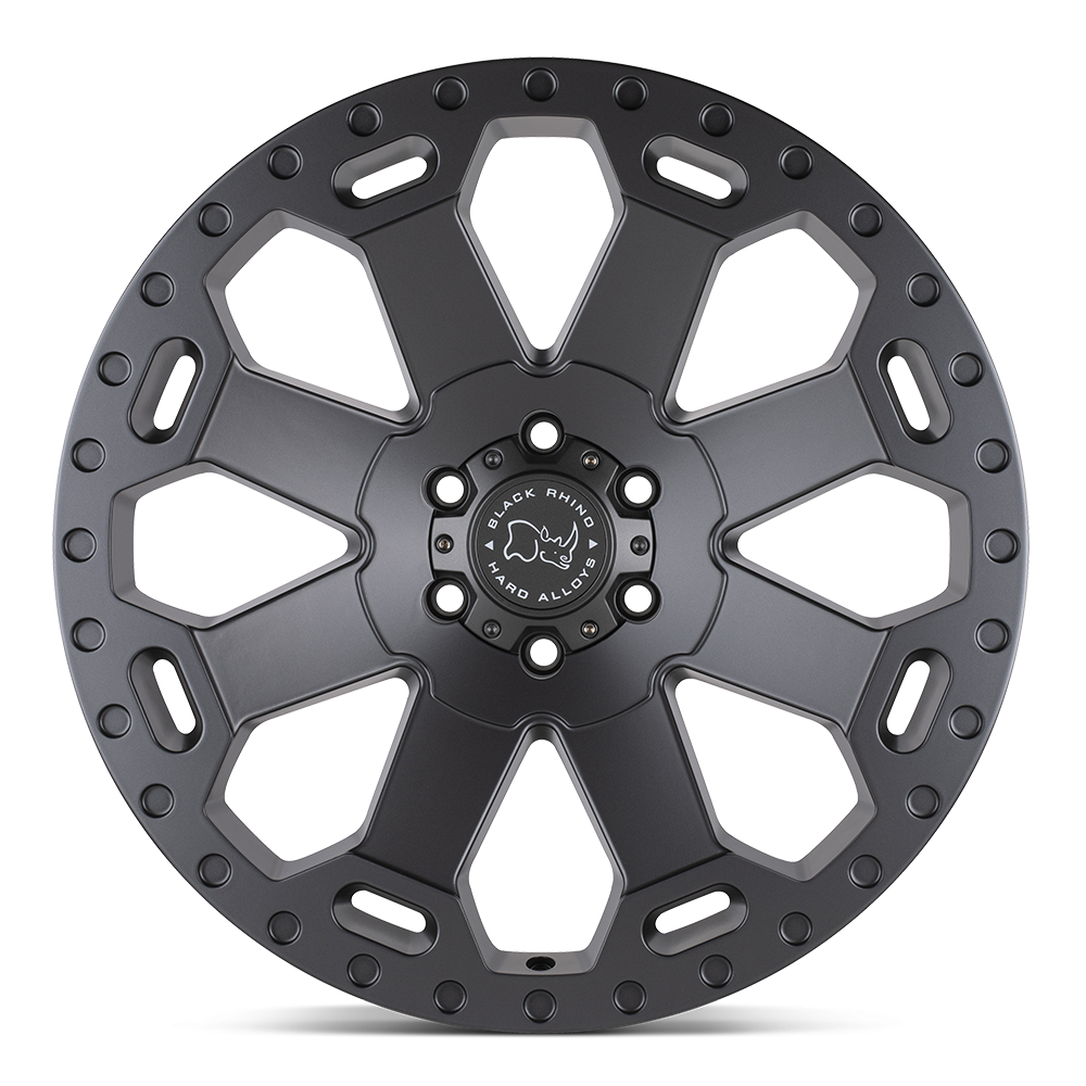 Felga aluminiowa WARLORD Matte Gunmetal BLACK RHINO - obrazek 2