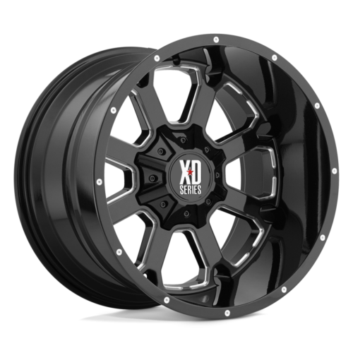Felga aluminiowa XD825 BUCK 25 Gloss Black Milled XD SERIES