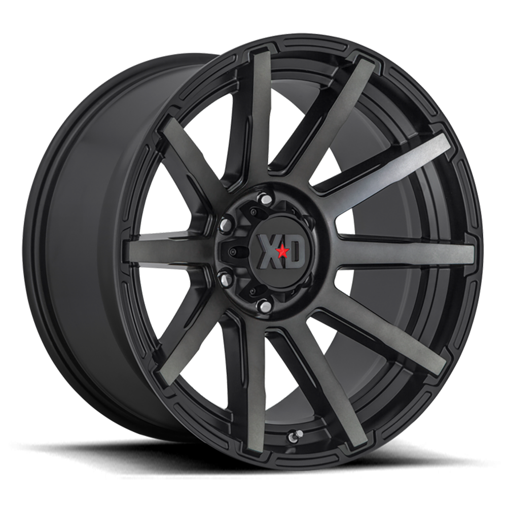 Felga aluminiowa XD847 Outbreak Satin Black W/ Gray Tint XD Series - obrazek 2